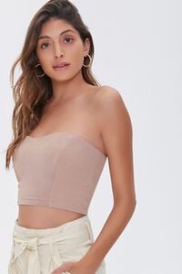 TAUPE Sweetheart Tube Top, image 2