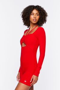 HIGH RISK RED Active Strappy Cutout Romper, image 2