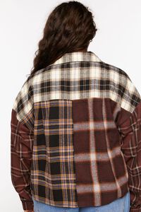 Plus Size Reworked Plaid Flannel Shirt, image 3