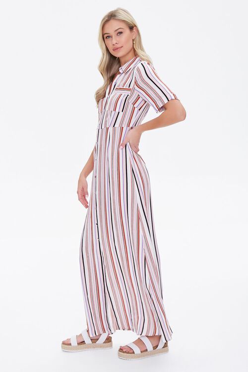 BLUSH/MULTI Multicolor Striped Dress, image 3