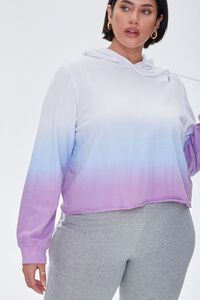 Plus Size Active Ombre Hoodie, image 1