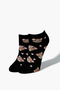 Bear Print Ankle Socks, image 1