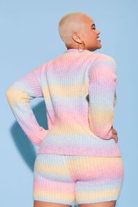 PURPLE/MULTI Plus Size Gradient Hello Kitty Sweater, image 4