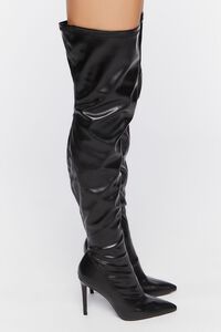 BLACK Thigh-High Stiletto Boots, image 2