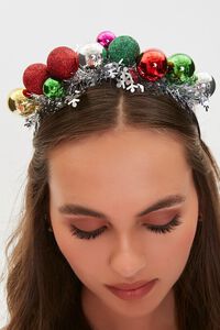 RED/MULTI Christmas Ornament Headband, image 2