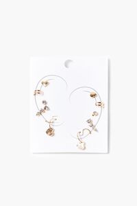 GOLD Variety Cuff & Stud Earring Set, image 1