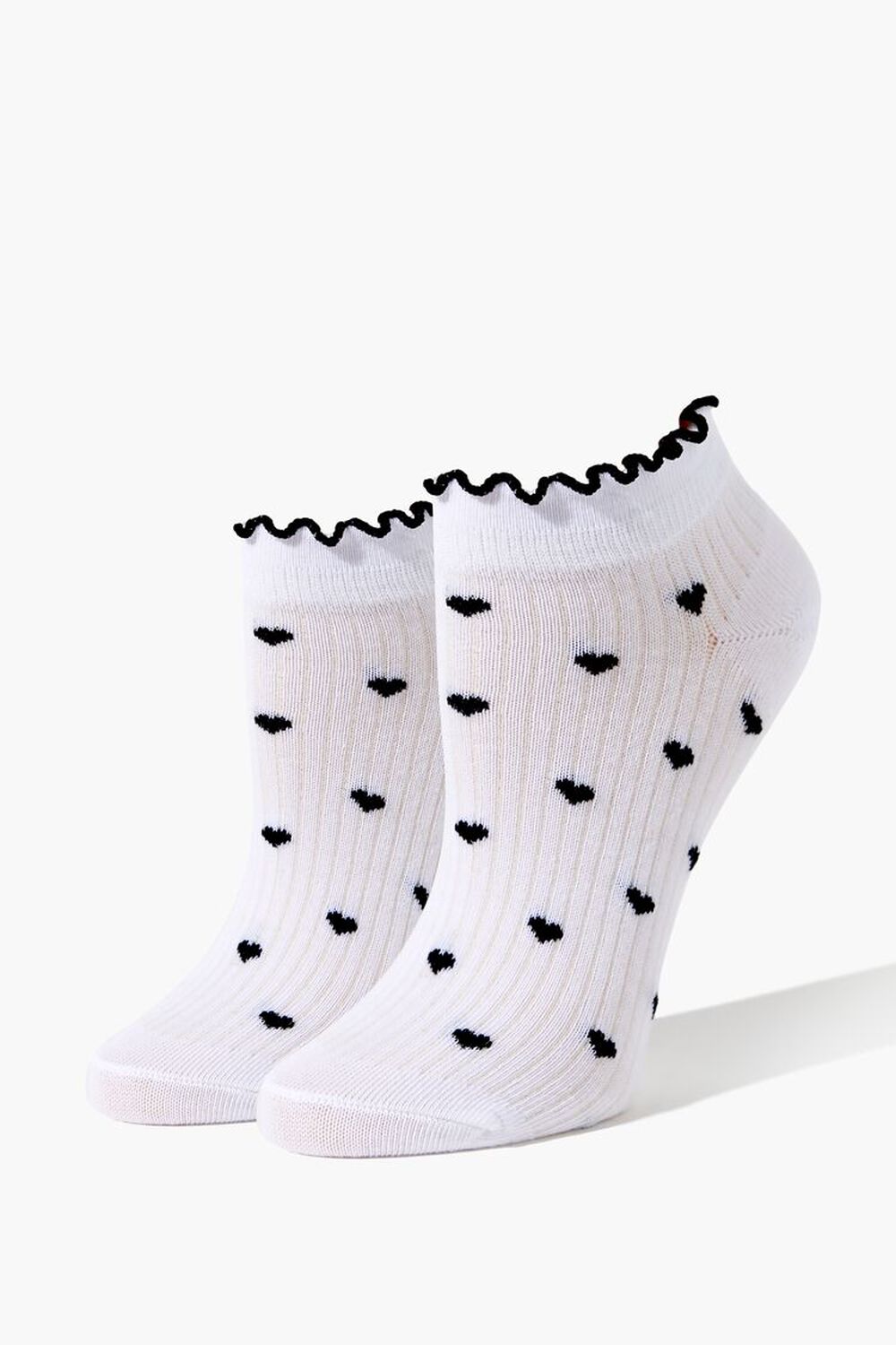Heart Print Ankle Socks, image 1