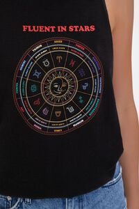 BLACK/MULTI Active Zodiac Graphic Muscle Tee, image 5