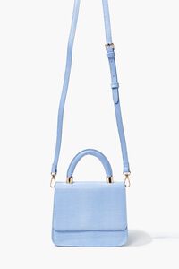 BLUE Pebbled Crossbody Bag, image 4