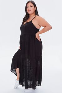 BLACK Plus Size Cami Maxi Dress, image 2