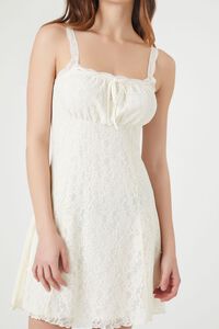 WHITE Lace Cami Mini Dress, image 5