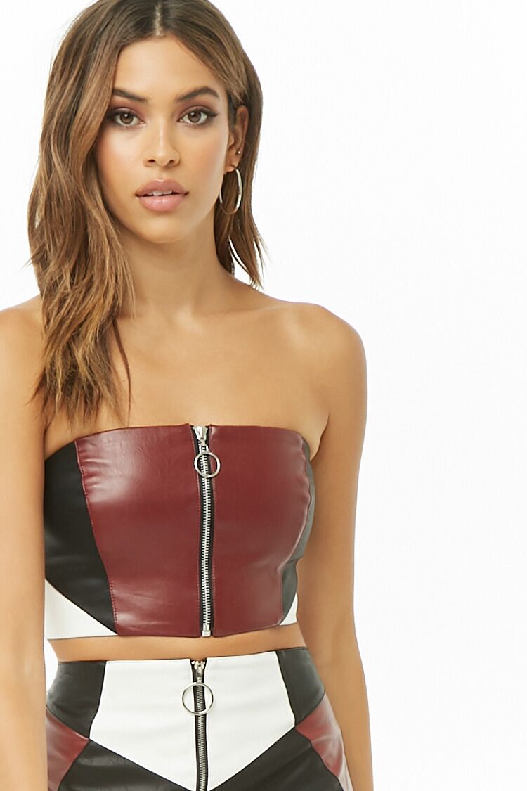 leather tops forever 21