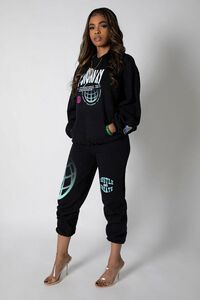 BLACK Unisex Project Level Visionary Hoodie, image 5