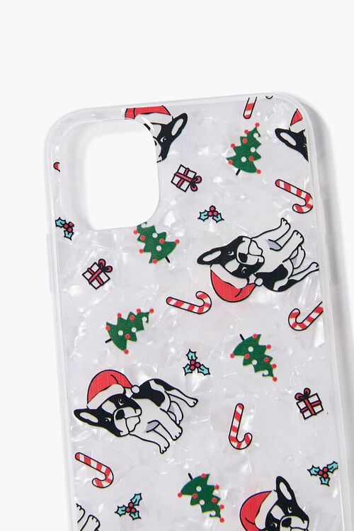 WHITE/MULTI Christmas Phone Case for iPhone 11, image 2