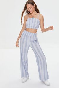 LIGHT BLUE/MULTI Kendall + Kylie Striped Pants, image 1
