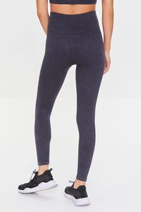 BLACK Active Seamless Thick Ribbed Leggings, image 4
