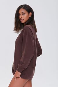 BROWN/MULTI Woman Graphic Oversized Tee, image 2