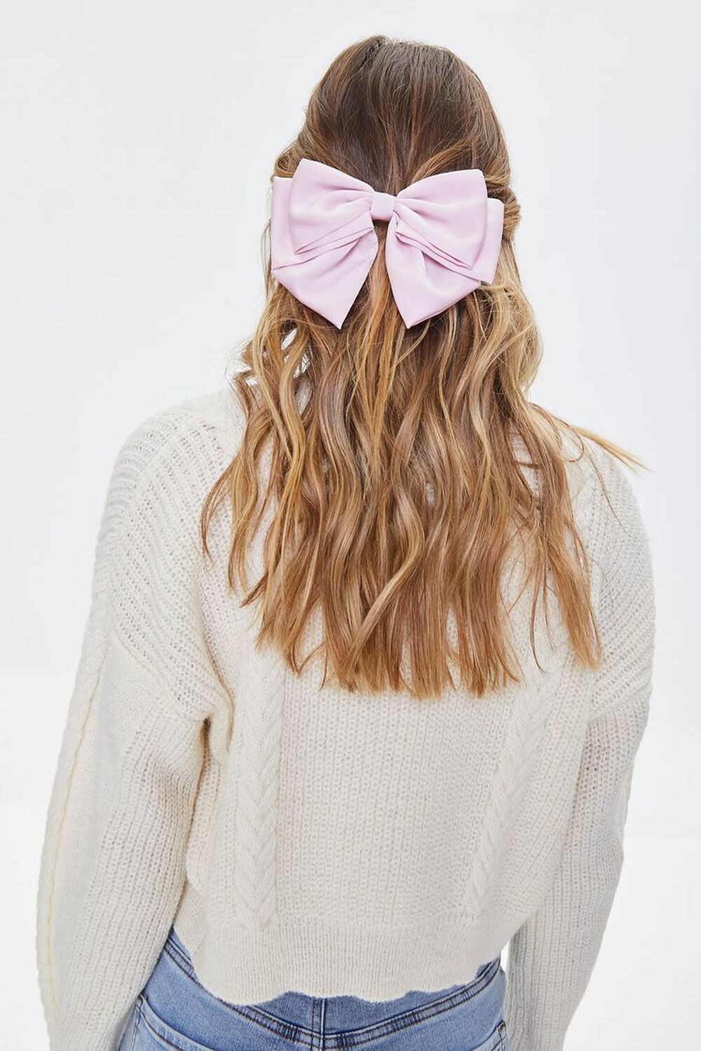 PINK Oversized Hair Bow, image 1