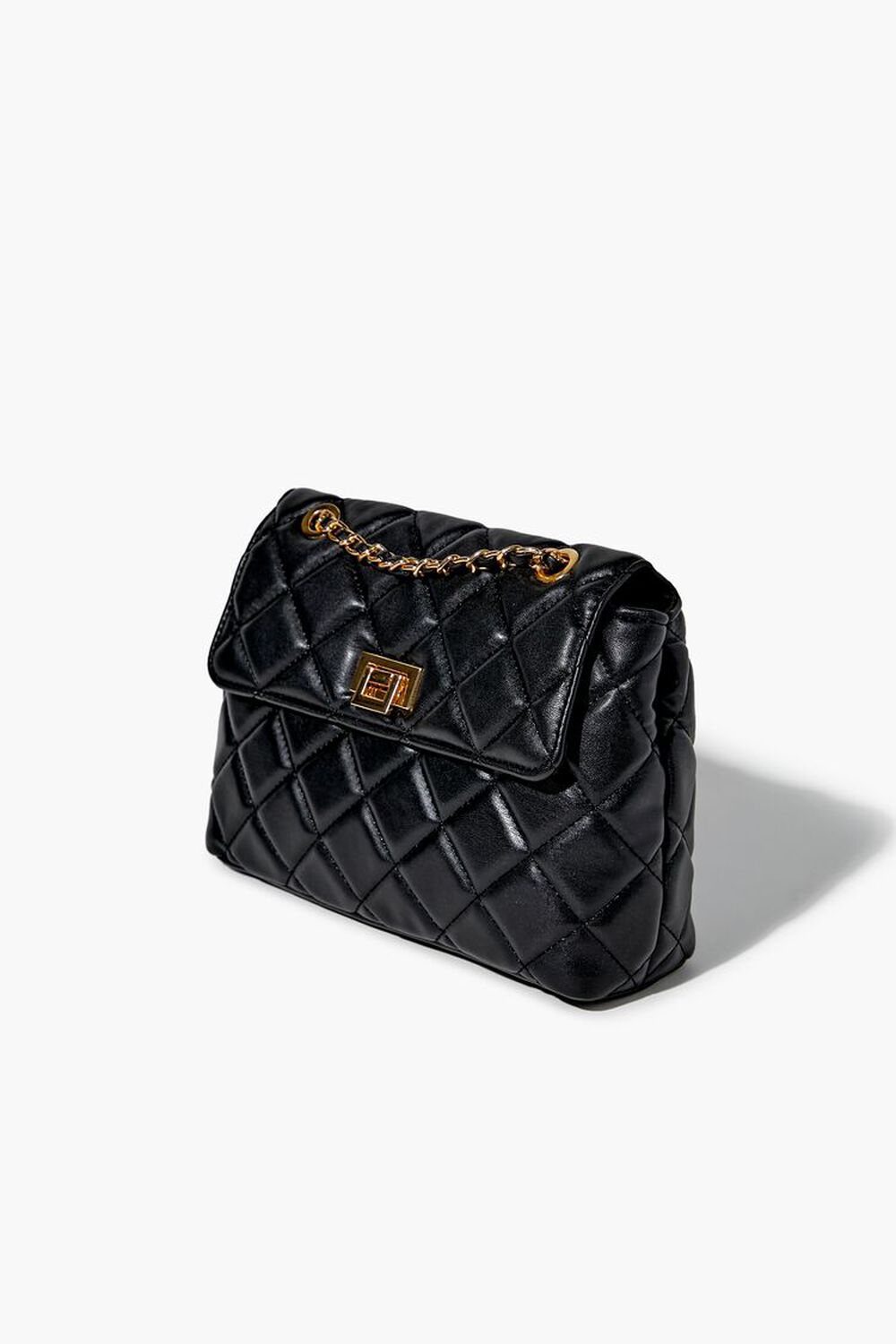 Quilted Faux Leather Handbag, image 2