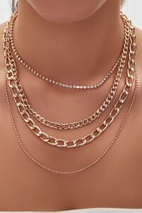Chunky Chain Layered Necklace, image 1