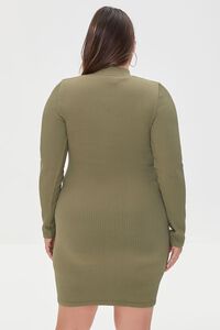 OLIVE Plus Size Bodycon Mini Dress, image 3