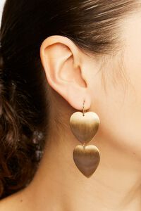 Tiered Heart Drop Earrings, image 1