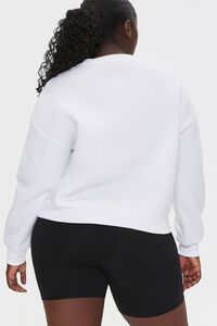 CREAM Plus Size Fleece Sweatshirt, image 3