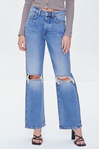 MEDIUM DENIM Hemp 4% High-Rise Straight-Leg Jeans, image 5