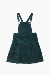 GREEN Girls Corduroy Overall Dress (Kids), image 1