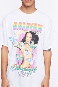 WHITE/MULTI Rainbow Aaliyah Graphic Tee, image 5