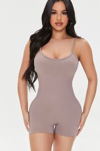 MOCHA Fitted Cami Romper, image 1