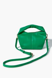 GREEN Faux Leather Crossbody Bag, image 1