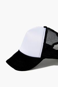 BLACK/WHITE Kids Trucker Hat (Girls + Boys), image 5