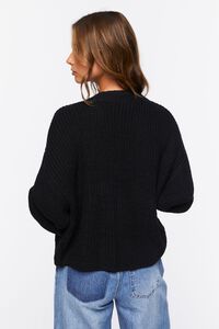 BLACK Marie Sleeve Cardigan Sweater, image 3