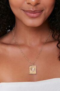 GOLD Heart Pendant Necklace, image 1