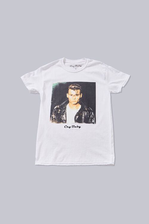 WHITE/MULTI Cry Baby Graphic Tee, image 1