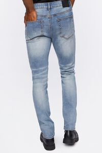 Distressed Slim-Fit Stone Wash Jeans, image 4