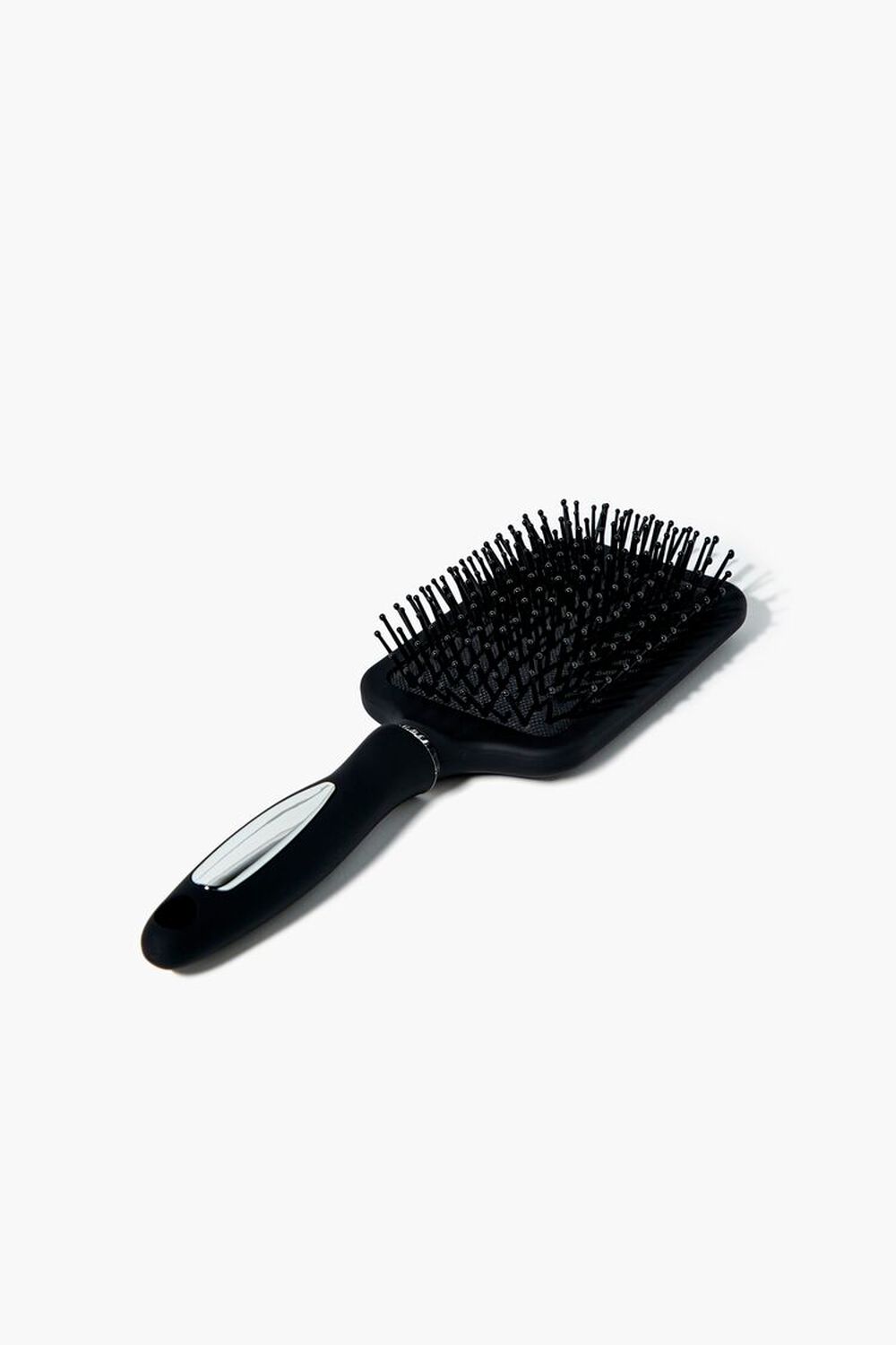 BLACK/SILVER Ball-Tip Hair Brush, image 1