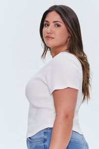 Plus Size Ribbed Tee, image 2