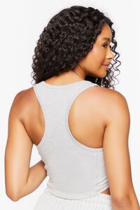HEATHER GREY French Terry Lounge Tank Top, image 3
