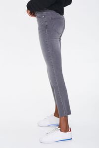 GREY High-Rise Flare Ankle Jeans, image 3
