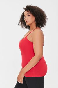 RED Plus Size Basic Organically Grown Cotton Cami, image 2