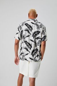 WHITE/MULTI Tropical Leaf Print Shirt, image 3