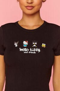 BLACK/MULTI Hello Kitty & Friends Graphic Tee, image 5