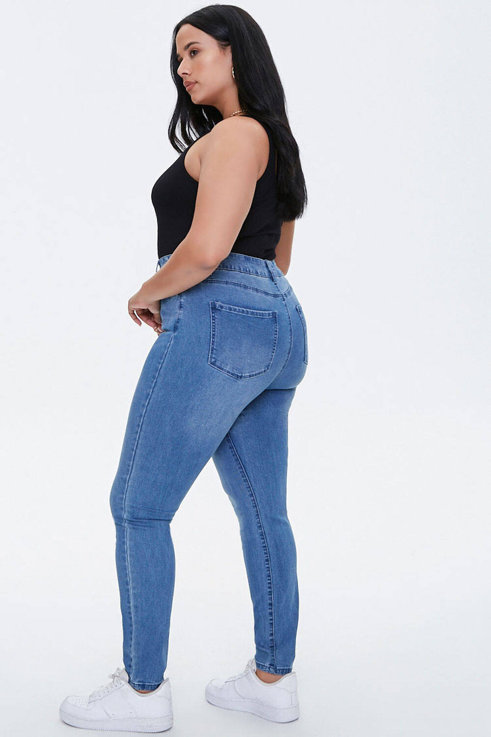 Plus Size High-Rise Skinny Jeans, image 3