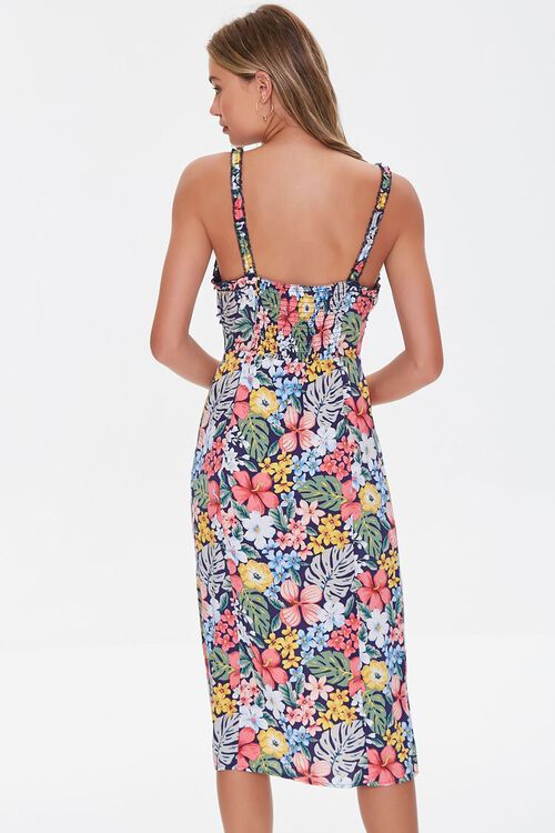 NAVY/MULTI Tropical Floral Print Dress, image 3