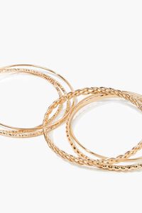 Textured Bangle Bracelet Set, image 3