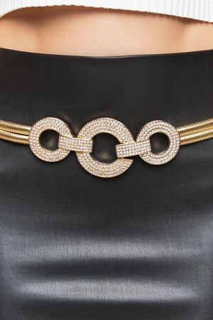 Thick Chain Belt Gold Women's M/L