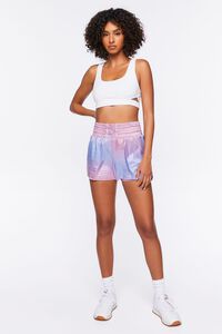 CRYSTAL/MAUVE Active Ombre Shorts, image 5