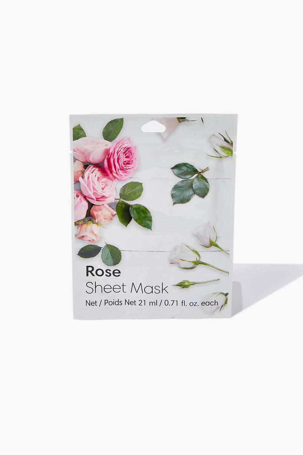 WHITE Rose Sheet Face Mask, image 1